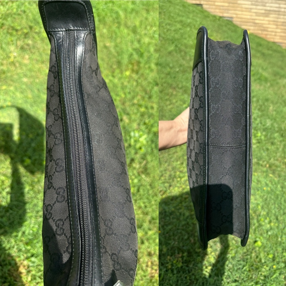 Gucci Black and Gray Messenger Bag - Picture 8 of 11